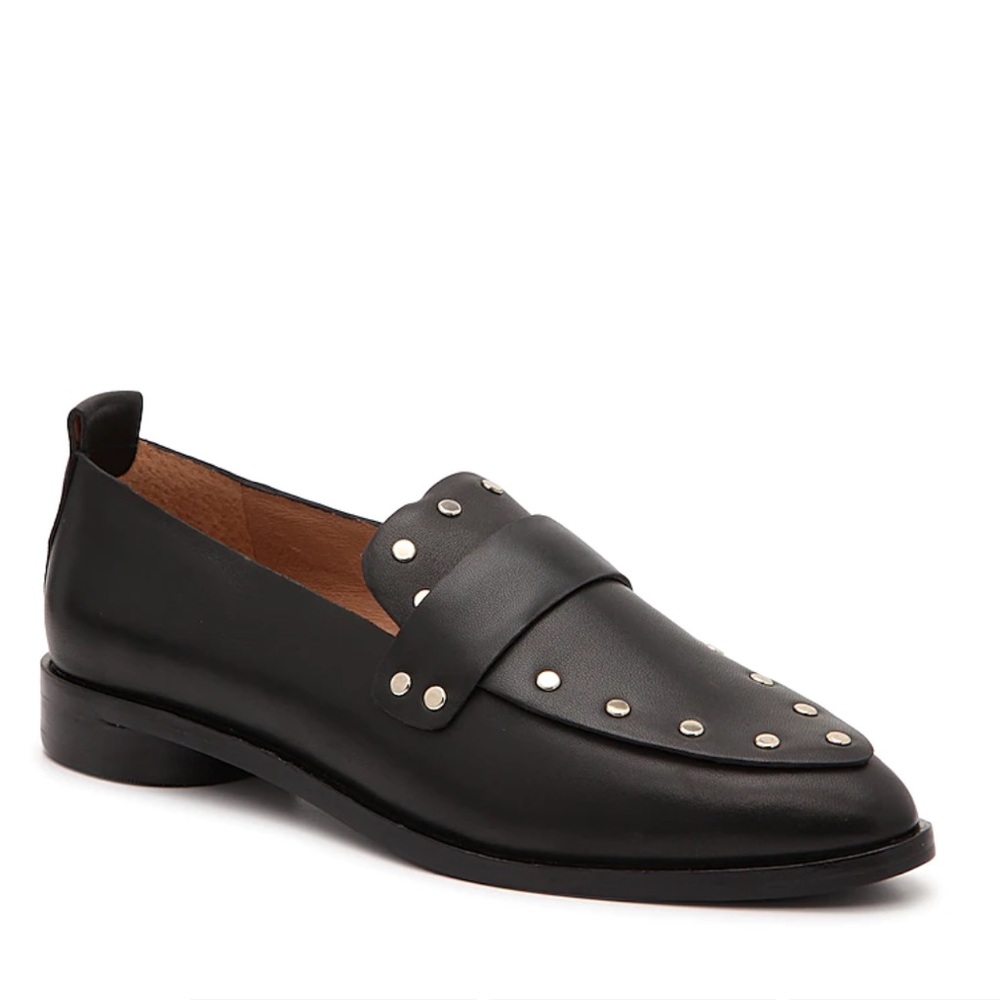 Joie Black Leather Loafers